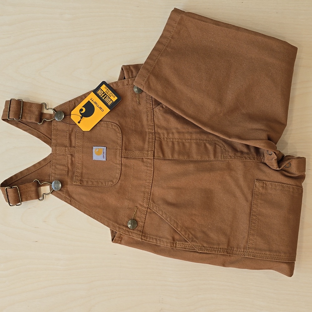 Carhartt Canvas Bib Overall Brown